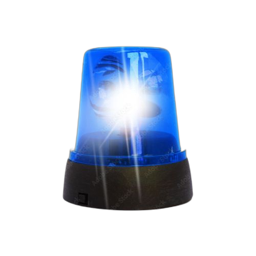 White label gyrophare avec led bleu