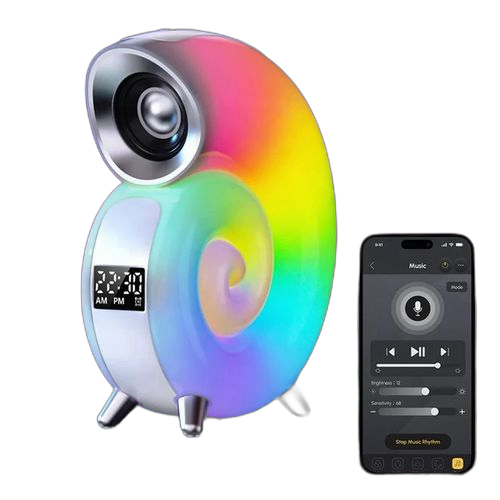 White label haut parleur bluetooth escargot