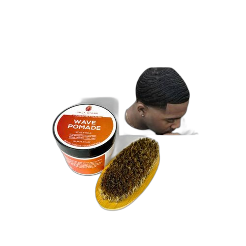 White label kit wave 2 in 1 pommade + brosse js