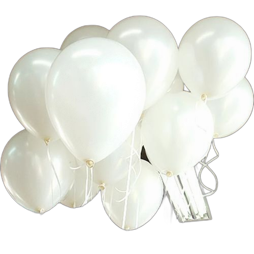 White label lot de 12 ballons de décoration gonflables