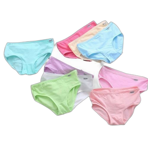 White label lot de 6 slips en coton multicolore