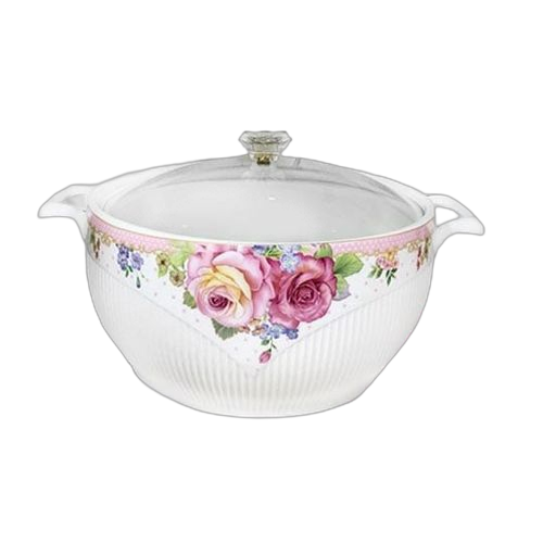 White label pot à soupe céramique de grande taille avec couvercle