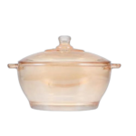White label pot à soupe en couvercle verre pots allant au four