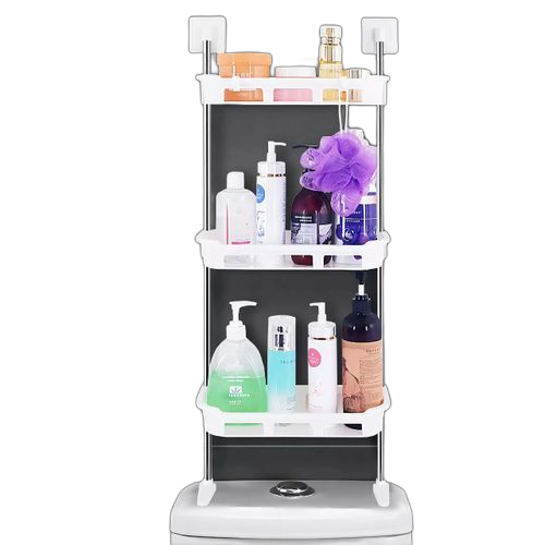 White label rangement étagère pour toilette 3 niveaux