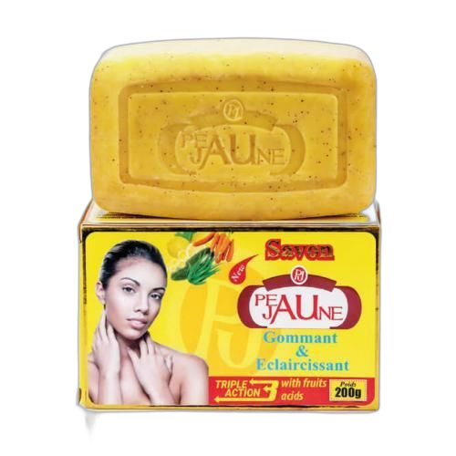 White label savon gommant peau jaune 200gr