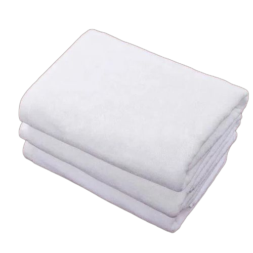 White label serviette de bain blanche en coton double largeur