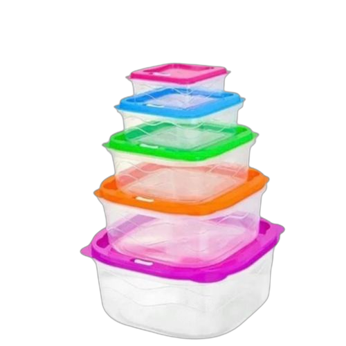 White label set de 5 bols de rangement boite à conserve