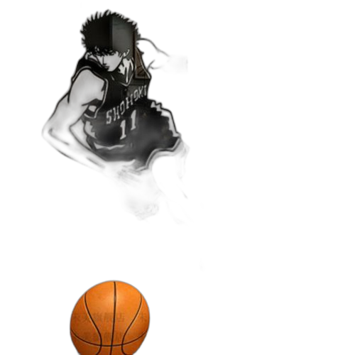 White label sticker 3d homme basket 73 x 90 cm