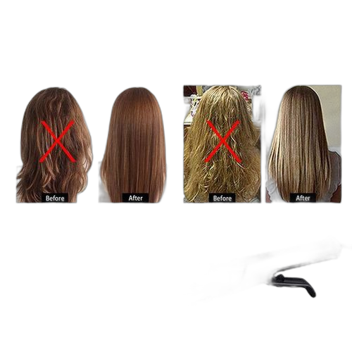 White label straightener lisseur de cheveux de fer plat ionique de tourmaline en céramique à quatre vitesses