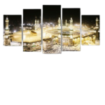 White label tableau islamique mecque 5 pièces
