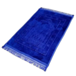 White label tapis de prière bleu confortable et doux bleu
