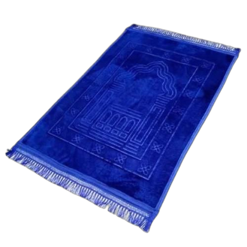 White label tapis de prière bleu confortable et doux