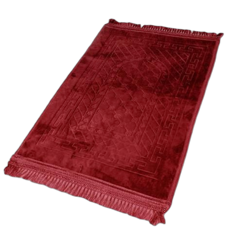 White label tapis de prière rouge confortable etdoux
