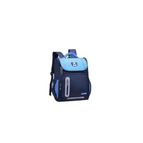 White sac à dos écolier premium qualité bleu ciel