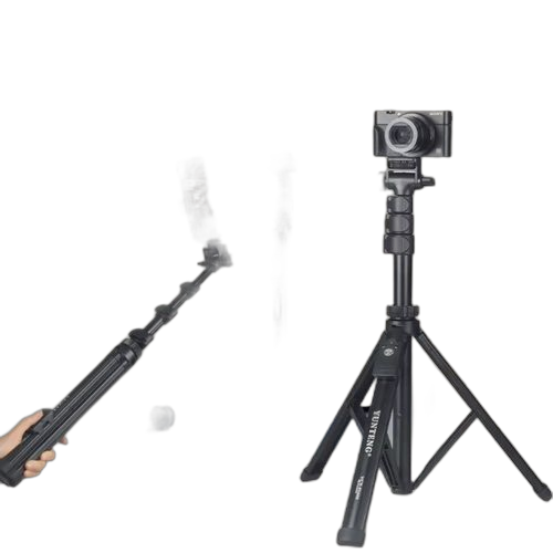 Yunteng trépied polyvalent 3 en 1 selfie stick avec télécommande (vct 91666) 148 cm