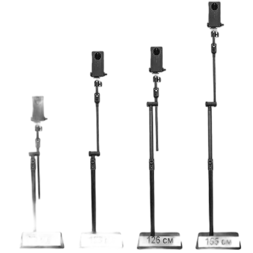 Yunteng trépied vct 838 support de grue robuste pour téléphone, tablette, appareil photo 155 cm avec télécommande sans fil pour téléphone