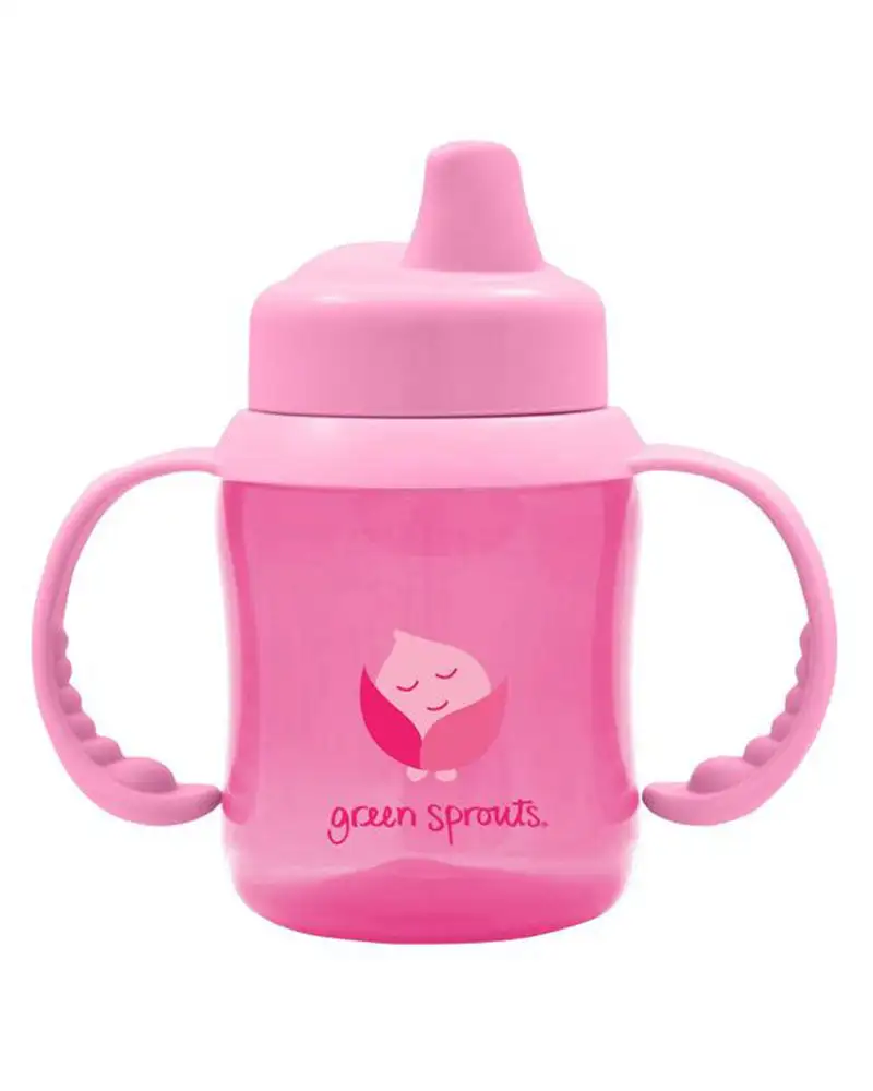 Gobelet non spill rose green sprouts 6m_4744. DIAYTAR COTE D'IVOIRE - Où Choisir Devient une Découverte. Explorez notre boutique en ligne et trouvez des articles qui vous surprennent et vous ravissent à chaque clic.