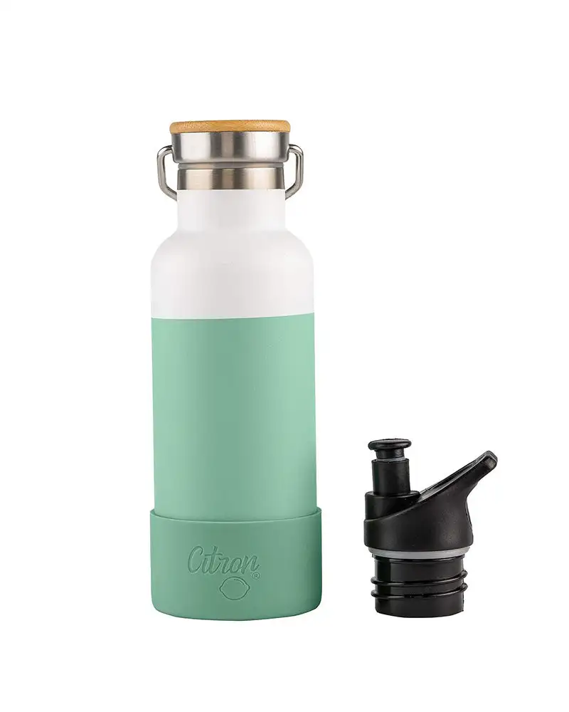 Gourde isotherme 500ml avec code qr vert blanc_8426. DIAYTAR COTE D'IVOIRE - Où Choisir Devient un Plaisir. Découvrez notre boutique en ligne et choisissez parmi une variété de produits qui satisferont tous vos besoins.