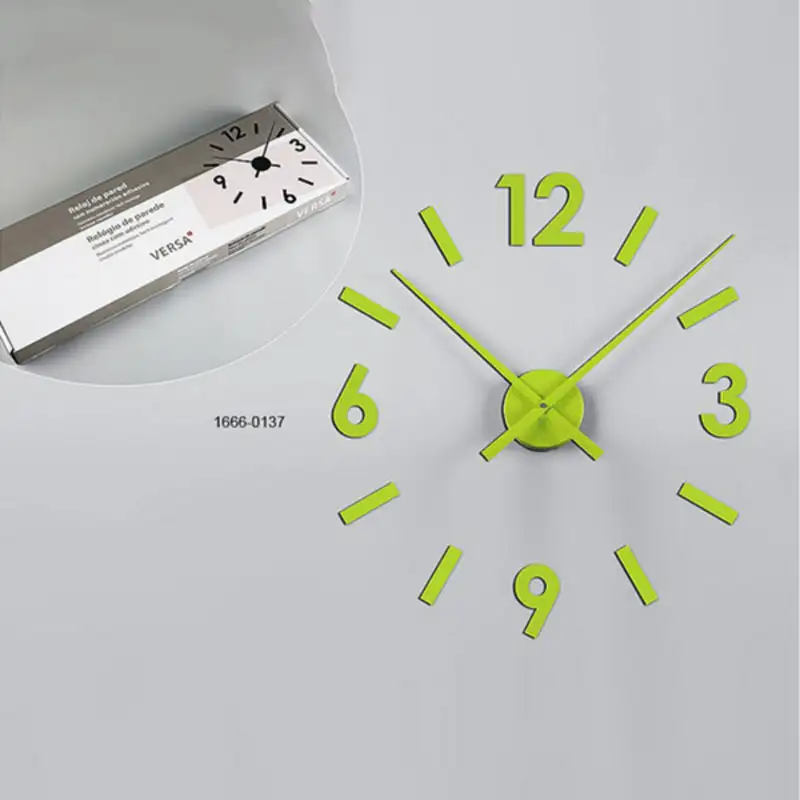 Horloge murale polypropylene vert_7610. DIAYTAR COTE D'IVOIRE - Où Choisir Devient une Découverte. Explorez notre boutique en ligne et trouvez des articles qui vous surprennent et vous ravissent à chaque clic.