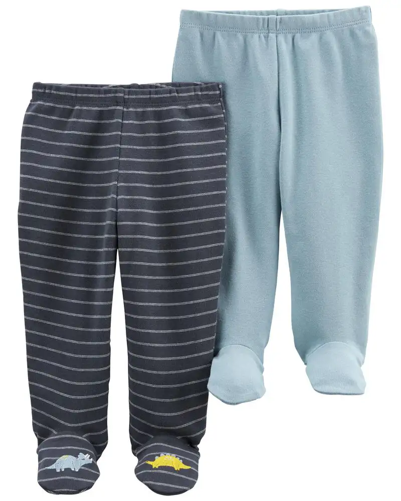 Lot de 2 pantalons a pieds dino bleu_6275. Bienvenue sur DIAYTAR COTE D'IVOIRE - Où Chaque Produit a son Charme. Explorez notre sélection minutieuse et trouvez des articles qui vous séduisent et vous inspirent.