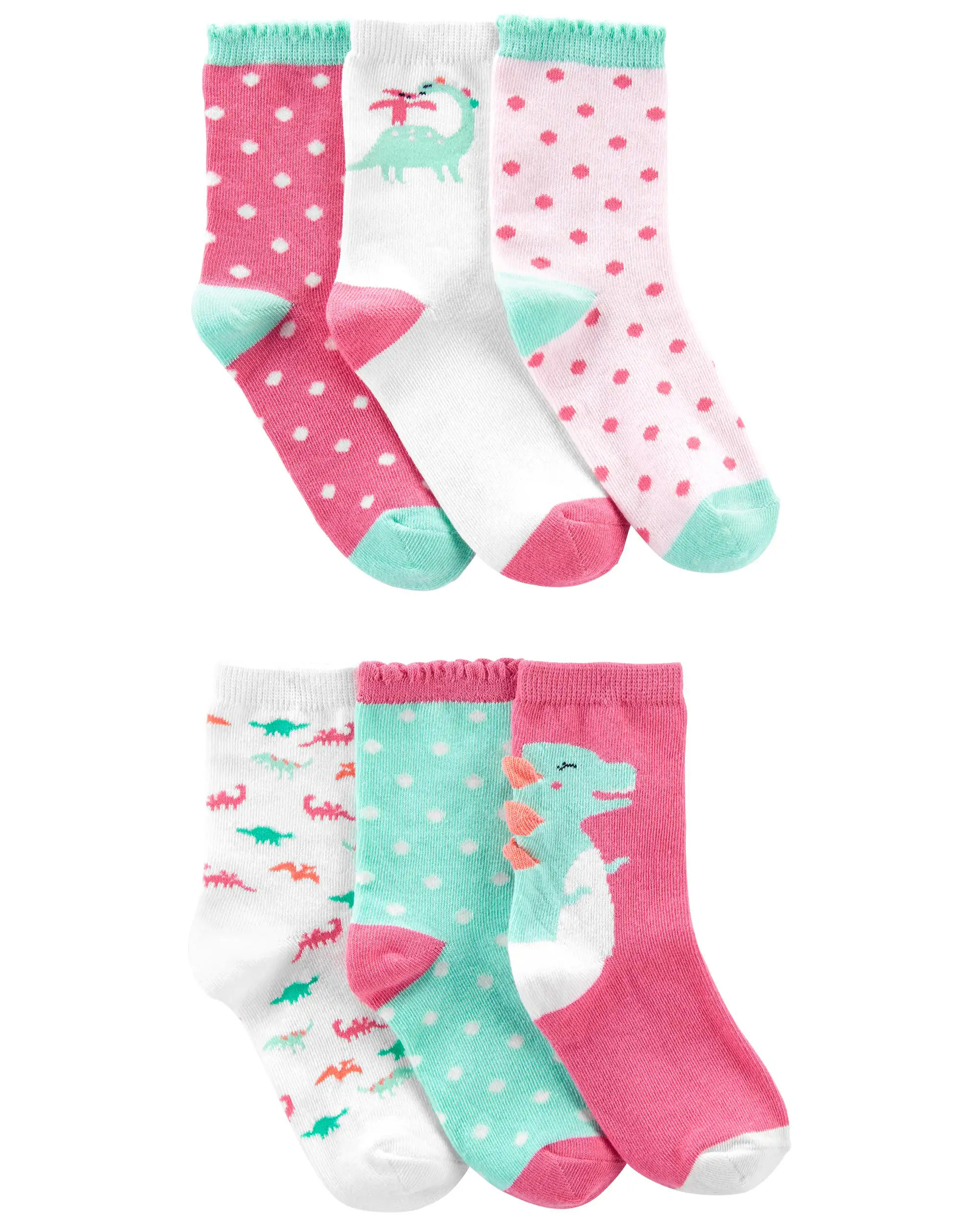 Lot de 6 chaussettes dino rose_9674. DIAYTAR COTE D'IVOIRE - Votre Destination Shopping de Choix. Explorez notre boutique en ligne et découvrez des trésors qui reflètent votre style et votre passion pour l'authenticité.