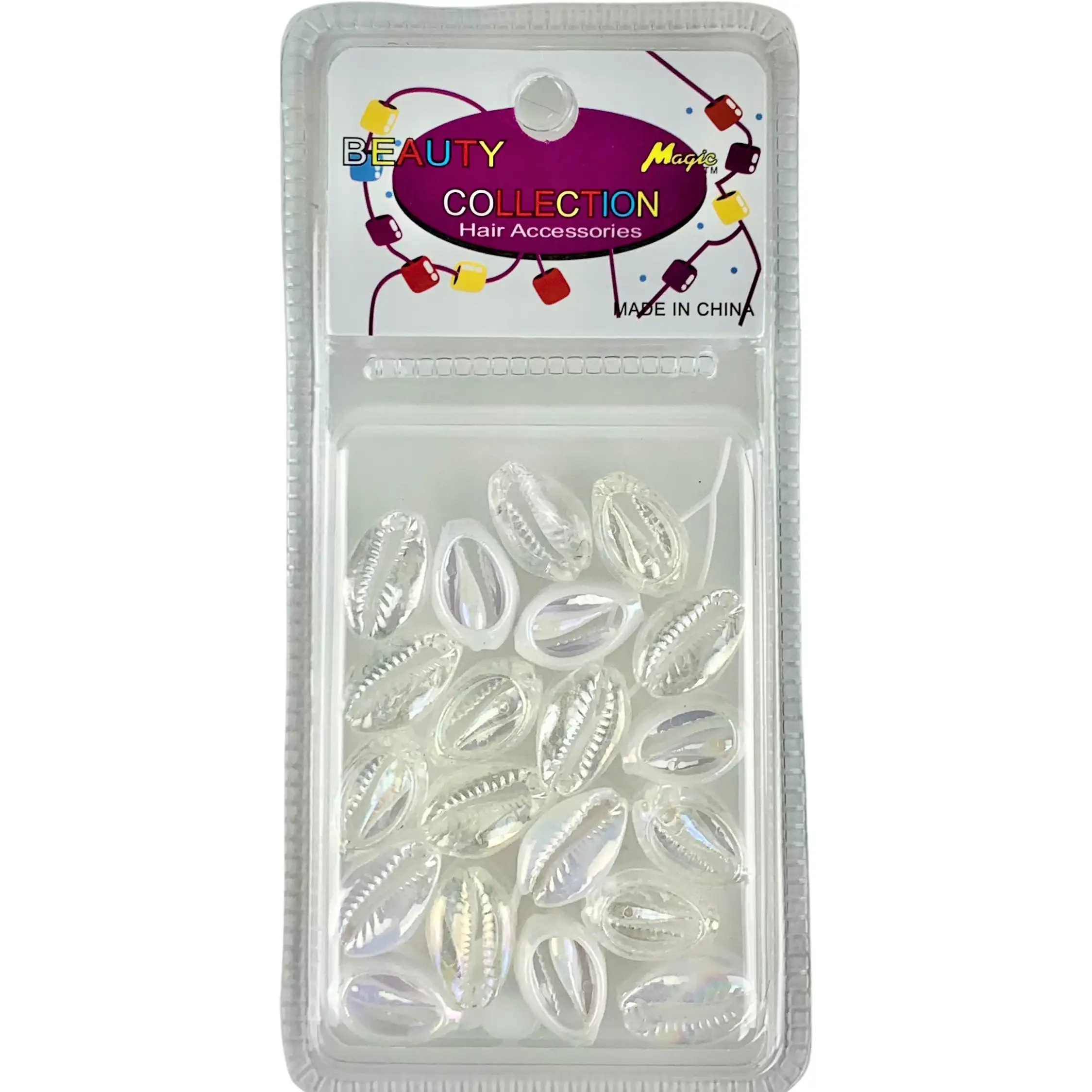 Magic collection iridescent shell hair bead iridescent 20 pieces_9310. DIAYTAR COTE D'IVOIRE - L'Art du Shopping Éclairé. Parcourez notre catalogue et choisissez parmi des produits de qualité qui satisferont vos besoins et votre style.