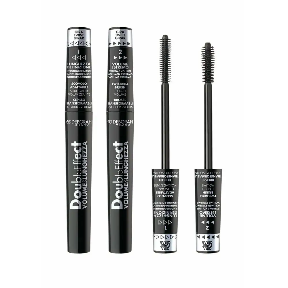 Mascara double effet deborah black_7458. Bienvenue sur DIAYTAR COTE D'IVOIRE - Votre Source de Trouvailles Uniques. Explorez nos rayons virtuels pour dénicher des trésors que vous ne trouverez nulle part ailleurs, allant des trésors artisanaux aux articles tendance.