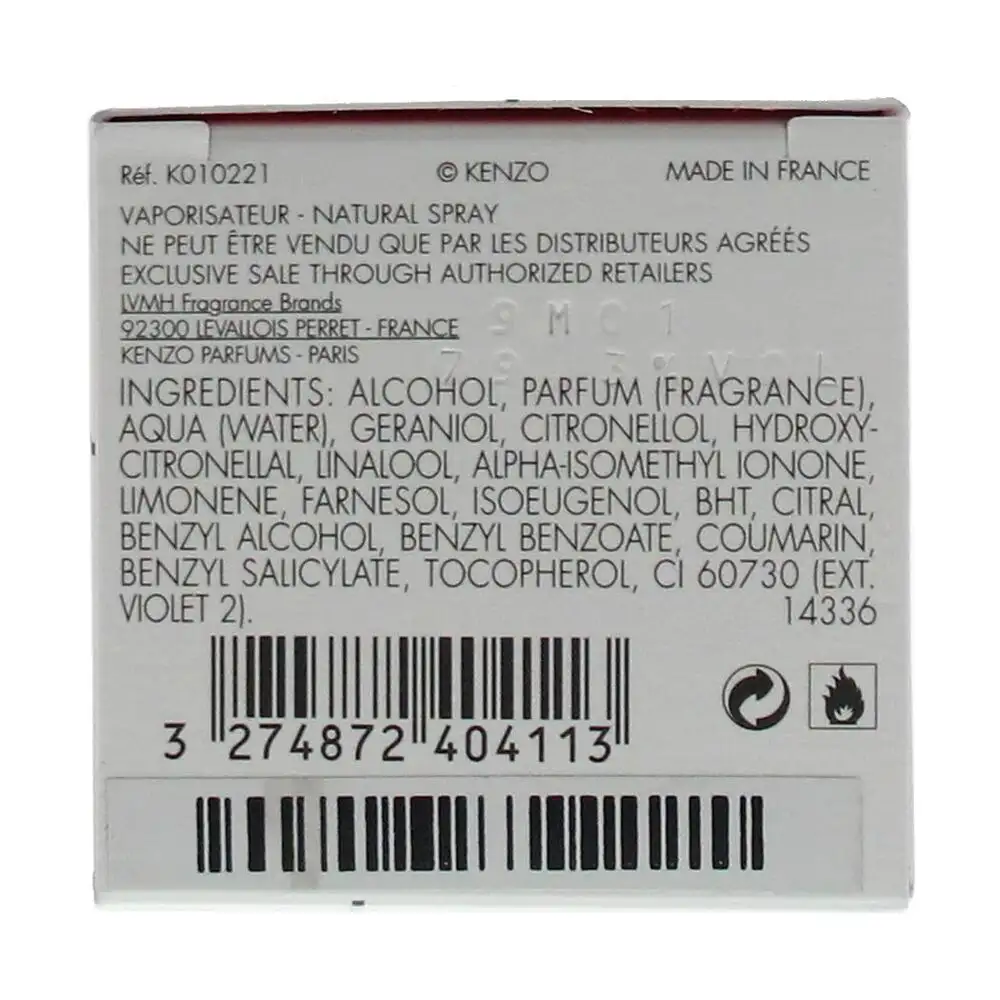Parfum femme fleur kenzo 30 ml_8377. DIAYTAR COTE D'IVOIRE - Où Choisir est un Acte de Création. Naviguez à travers notre plateforme et choisissez des produits qui complètent votre histoire personnelle.
