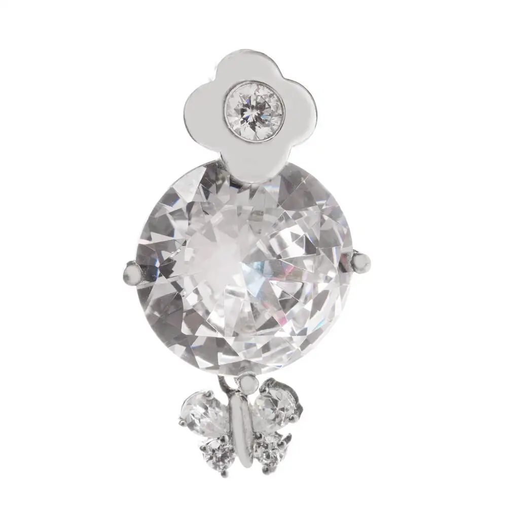 Pendentif femme folli follie 3p8s006c 3 cm_7917. DIAYTAR COTE D'IVOIRE - Votre Escale Shopping incontournable. Explorez notre boutique en ligne et dénichez des trésors qui reflètent la richesse culturelle et la modernité du Côte d'Ivoire.