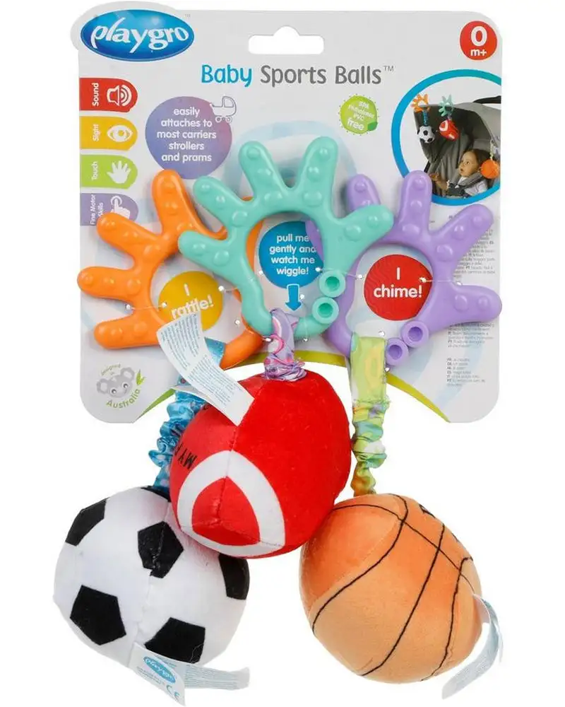 Playgro ballons de sport pour bebe 0m 1_7100. DIAYTAR COTE D'IVOIRE - L'Art de Vivre le Shopping Éthique. Parcourez notre gamme et choisissez des produits qui reflètent notre engagement envers des pratiques durables.