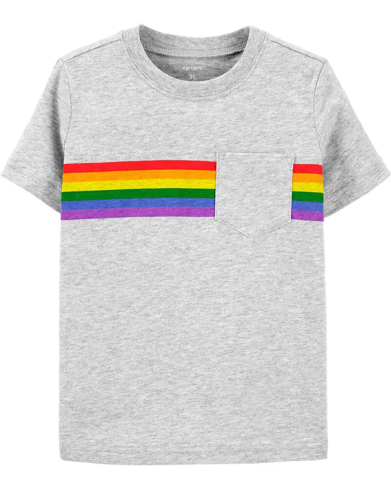 Rainbow pocket jersey tee_2652. Bienvenue chez DIAYTAR COTE D'IVOIRE - Où Choisir est un Voyage. Plongez dans notre plateforme en ligne pour trouver des produits qui ajoutent de la couleur et de la texture à votre quotidien.