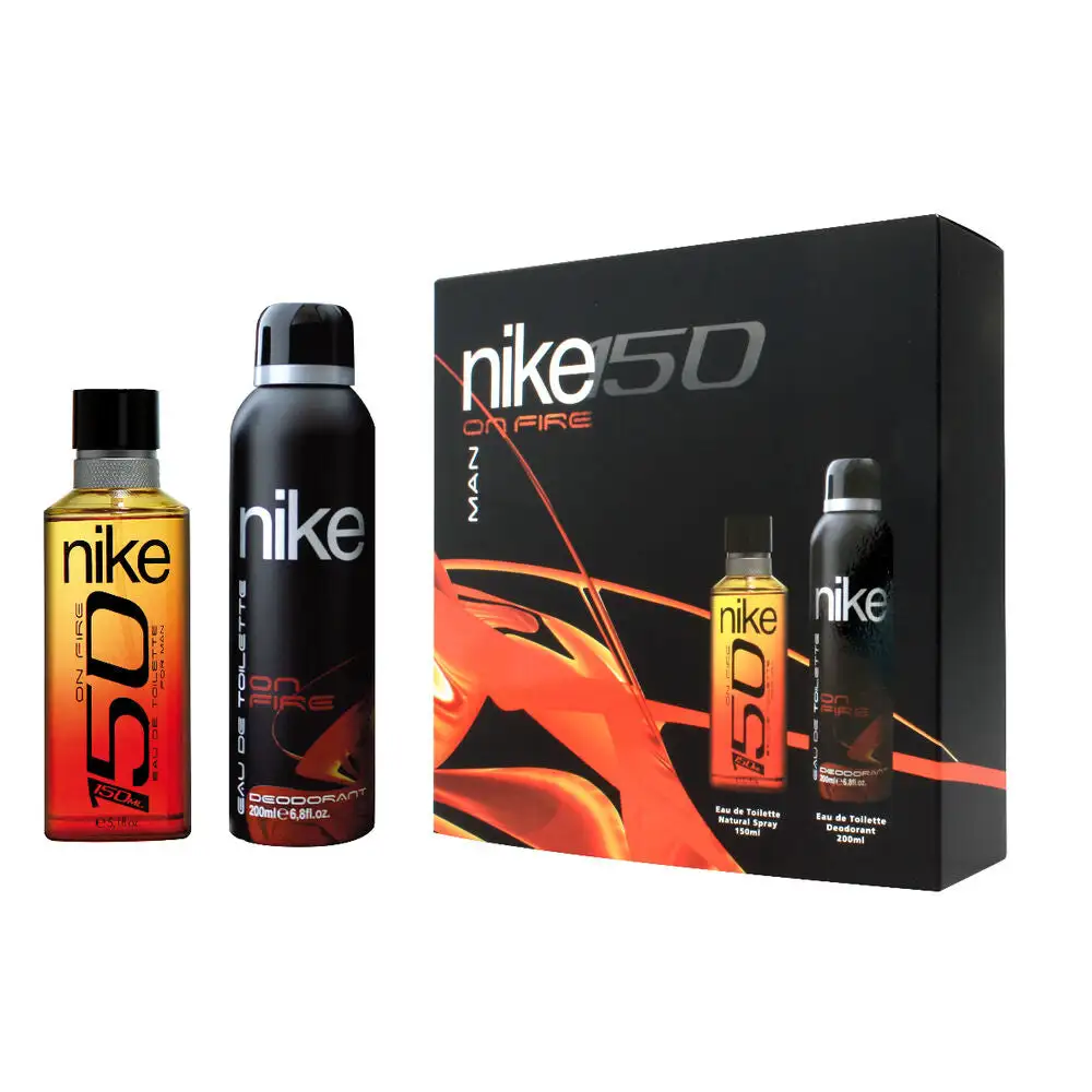Set de parfum homme nike man on fire 2 pcs_5695. DIAYTAR COTE D'IVOIRE - Votre Portail Vers l'Exclusivité. Explorez notre boutique en ligne pour trouver des produits uniques et exclusifs, conçus pour les amateurs de qualité.