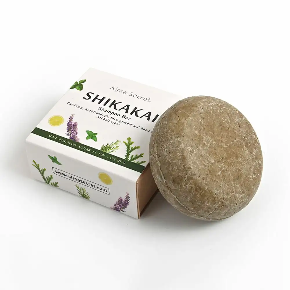 Shampoing solide alma secret shikakai 85 g_5486. DIAYTAR COTE D'IVOIRE - L'Art de Choisir, l'Art de Se Distinquer. Naviguez à travers notre catalogue et choisissez des produits qui ajoutent une note d'élégance à votre style unique.