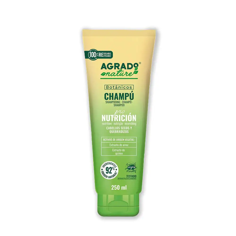 Shampooing nourrissant agrado nature 250 ml_2647. DIAYTAR COTE D'IVOIRE - Votre Destination Shopping Éthique. Parcourez notre gamme et choisissez des articles qui respectent l'environnement et les communautés locales.