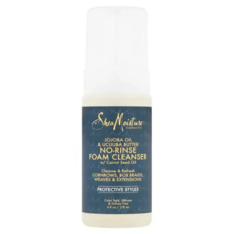 Sheamoisture nettoyant moussant sans rincage a lhuile de jojoba et au beurre ducuuba 4 oz_7162. DIAYTAR COTE D'IVOIRE - Votre Plateforme Shopping, Votre Choix Éclairé. Explorez nos offres et choisissez des articles de qualité qui reflètent votre style et vos valeurs.