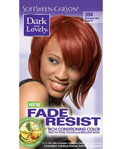 Softsheen carson dark and lovely®fade resist fade resist vivacious red_2267. Entrez dans l'Univers de DIAYTAR COTE D'IVOIRE - Où l'Innovation Rencontre la Tradition. Explorez notre sélection de produits modernes et traditionnels qui incarnent l'esprit dynamique du Côte d'Ivoire.