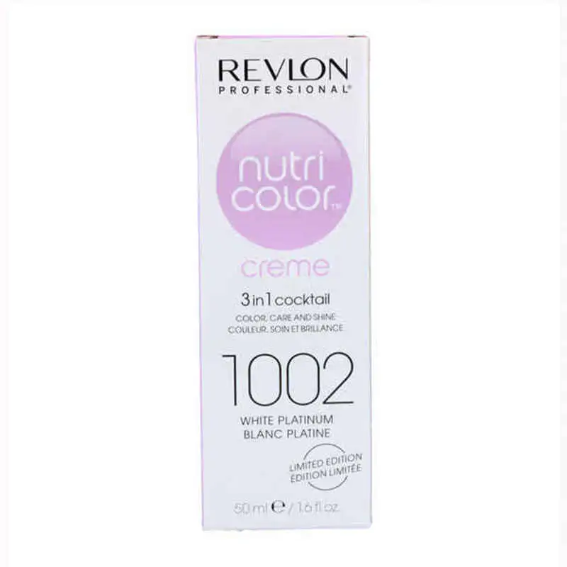 Teinture permanente nutri color revlon 1002 blanc argent 50 ml_1571. DIAYTAR COTE D'IVOIRE - L'Art du Shopping Éclairé. Naviguez à travers notre plateforme intuitive et découvrez une variété d'articles soigneusement sélectionnés pour répondre à vos besoins et à vos envies.