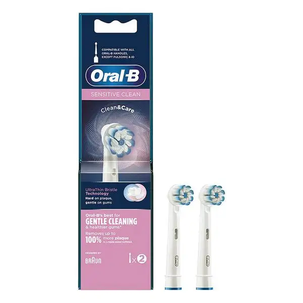 Tete de rechange sensitive clean oral b 2 pcs_5768. Bienvenue chez DIAYTAR COTE D'IVOIRE - Où le Shopping Devient une Aventure. Découvrez notre collection diversifiée et explorez des produits qui reflètent la diversité du Côte d'Ivoire.