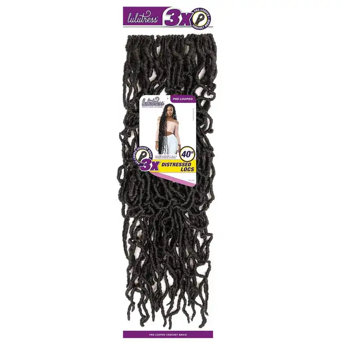 Tresses synthetiques au crochet sensationnel lulutress 3x locs en detresse 40_8403. DIAYTAR COTE D'IVOIRE - Votre Passage vers le Chic et l'Élégance. Naviguez à travers notre boutique en ligne pour trouver des produits qui ajoutent une touche sophistiquée à votre style.
