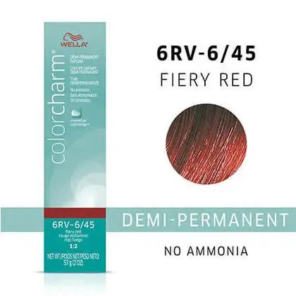 Wella color charm demipermanent hair color 6r 645 fiery red 2 oz_1419. DIAYTAR COTE D'IVOIRE - L'Art de Vivre en Couleurs et en Styles. Parcourez notre sélection et trouvez des articles qui reflètent votre personnalité et votre goût pour la vie.