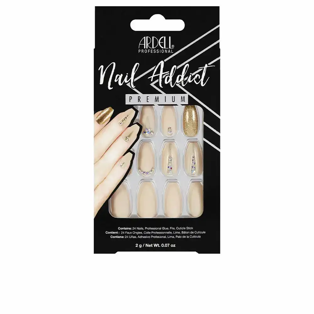 Faux ongles ardell nail addict nude jeweled 24 pcs_2433. DIAYTAR COTE D'IVOIRE - Là où le Chic Rencontre la Tradition. Naviguez à travers notre catalogue et choisissez des produits qui équilibrent l'élégance intemporelle et l'innovation moderne.