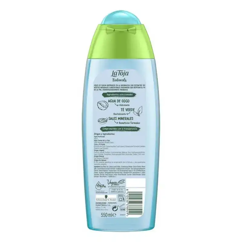Gel douche naturals la toja coco the vert 550 ml_9177. DIAYTAR COTE D'IVOIRE - Où l'Élégance Rencontre l'Authenticité. Naviguez à travers notre boutique en ligne et choisissez des produits qui incarnent le style et la tradition du Côte d'Ivoire.
