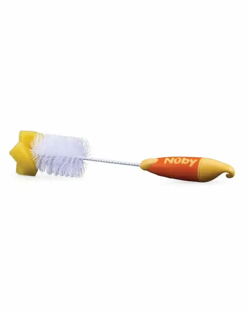 Goupillon nuby 2 en 1 avec embout eponge 2_2501. DIAYTAR COTE D'IVOIRE - Votre Destination pour un Shopping Réfléchi. Découvrez notre gamme variée et choisissez des produits qui correspondent à vos valeurs et à votre style de vie.
