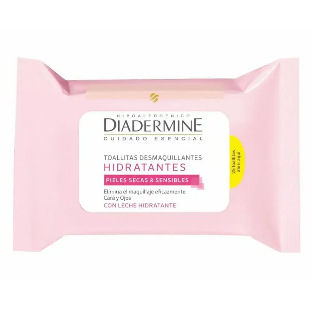 Lingettes demaquillantes diadermine hydratantes 25 uds_4655. Bienvenue sur DIAYTAR COTE D'IVOIRE - Où Chaque Produit a son Histoire. Découvrez notre sélection unique et choisissez des articles qui racontent la richesse culturelle et artistique du Côte d'Ivoire.
