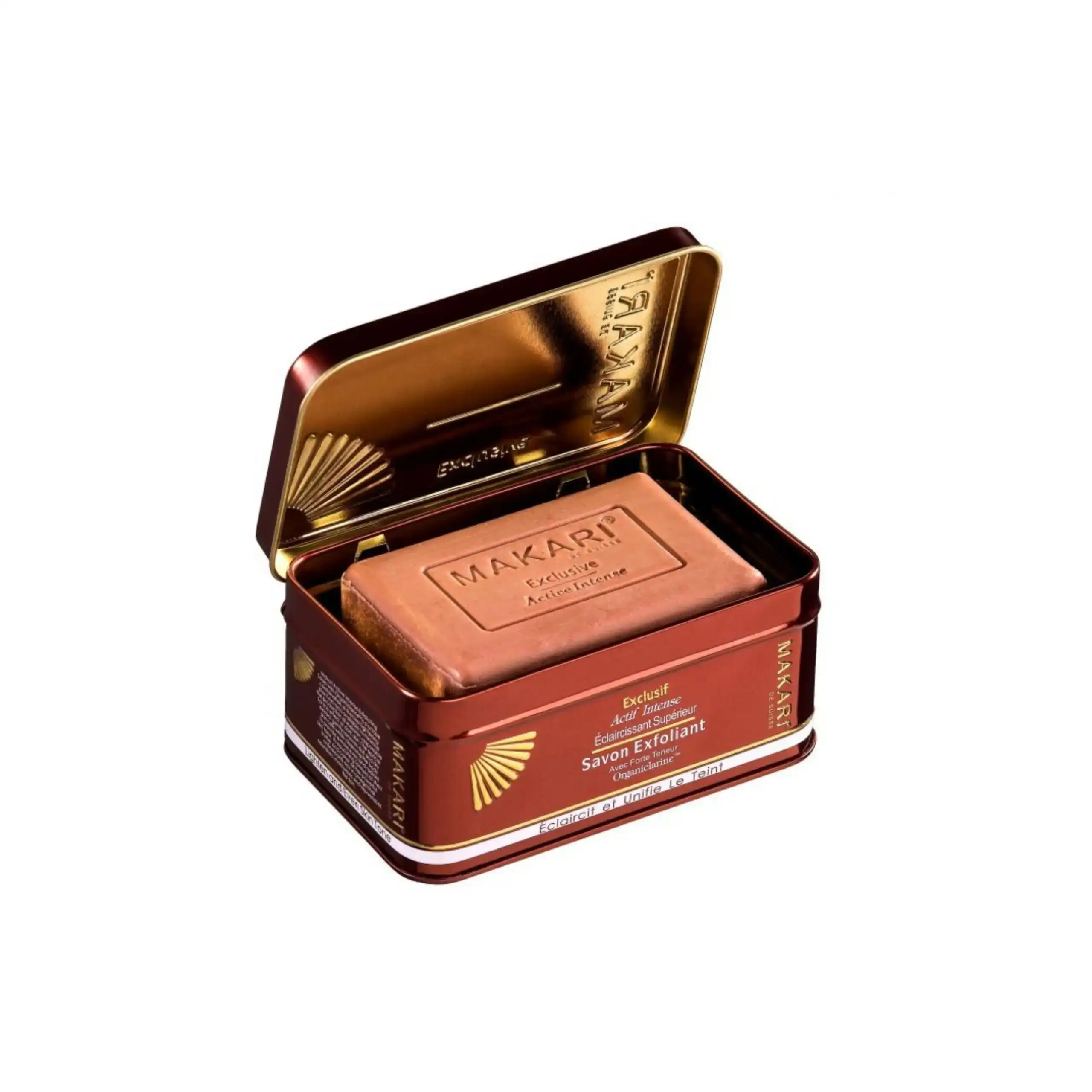 Makari exclusive active intense savon exfoliant 200g_1437. DIAYTAR COTE D'IVOIRE - L'Essence de la Tradition et de la Modernité réunies. Explorez notre plateforme en ligne pour trouver des produits authentiques du Côte d'Ivoire, tout en découvrant les dernières tendances du monde moderne.