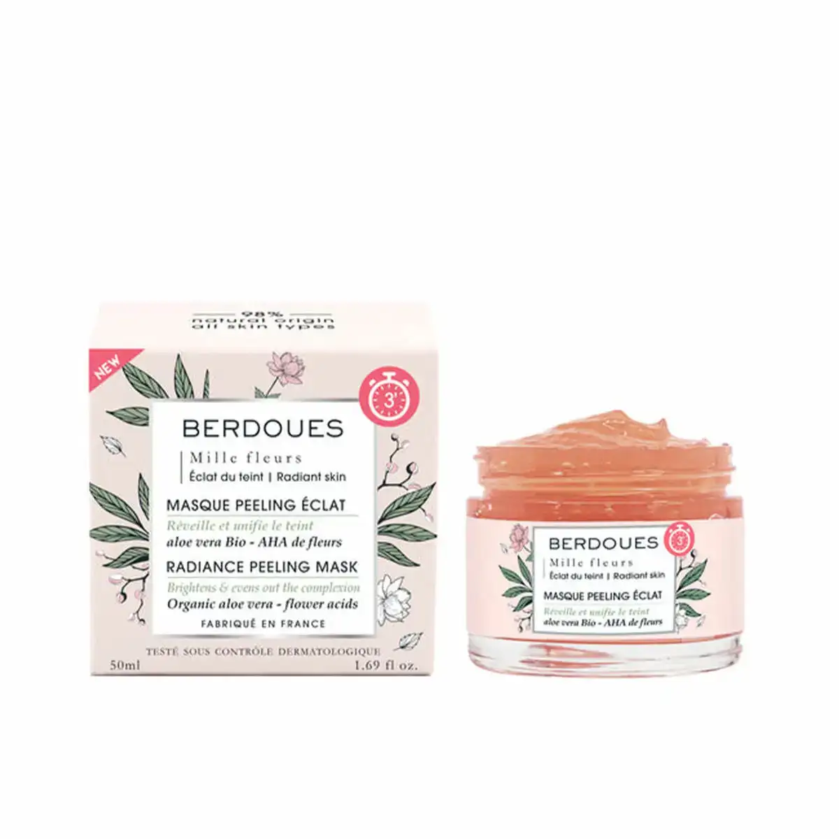 Masque facial berdoues mille fleurs peeling 50 ml_2260. Entrez dans l'Univers de DIAYTAR COTE D'IVOIRE - Où le Choix Rencontre l'Authenticité. Explorez nos rayons virtuels et trouvez des produits qui incarnent la richesse de notre culture.