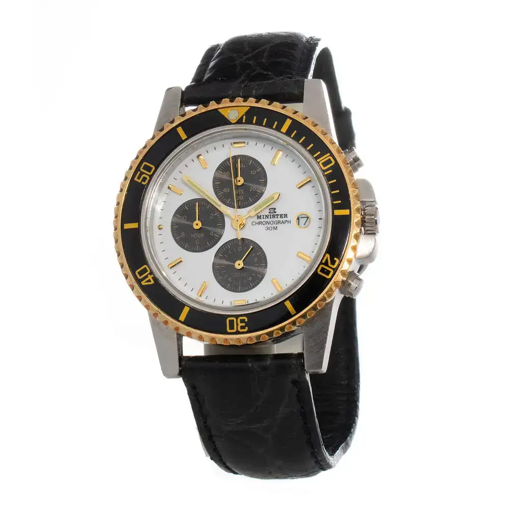 Montre homme minister chronog 30m o 37 mm_9189. Bienvenue chez DIAYTAR COTE D'IVOIRE - Où le Shopping Devient un Voyage. Explorez notre plateforme pour dénicher des produits uniques, racontant l'histoire et l'âme du Côte d'Ivoire.