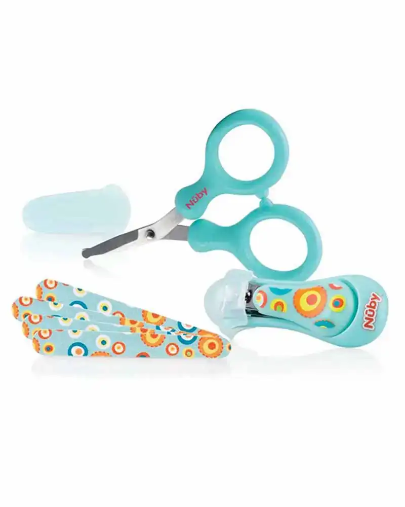 Pack manucure nuby ciseaux coupe ongles lime 0m bleu_8901. DIAYTAR COTE D'IVOIRE - Là où Chaque Achat a du Sens. Explorez notre gamme et choisissez des produits qui racontent une histoire, du traditionnel au contemporain.