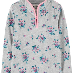 Pull en polaire fleurie_6301. Bienvenue chez DIAYTAR COTE D'IVOIRE - Où Chaque Produit a son Âme. Découvrez notre gamme et choisissez des articles qui résonnent avec votre personnalité et vos valeurs.