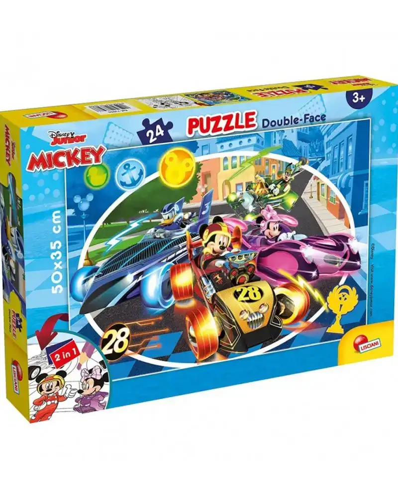 Puzzle double face plus 24pcs disney mickey 3ans_5076. DIAYTAR COTE D'IVOIRE - Où Chaque Achat Raconte une Histoire. Explorez notre boutique en ligne et créez votre propre narration à travers notre diversité de produits, chacun portant une signification unique.